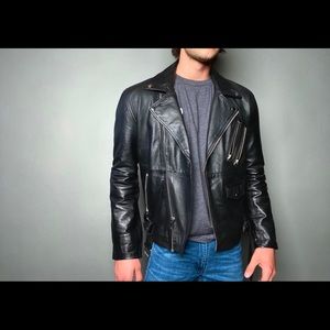 Barneys Original Biker Jacket- Real leather